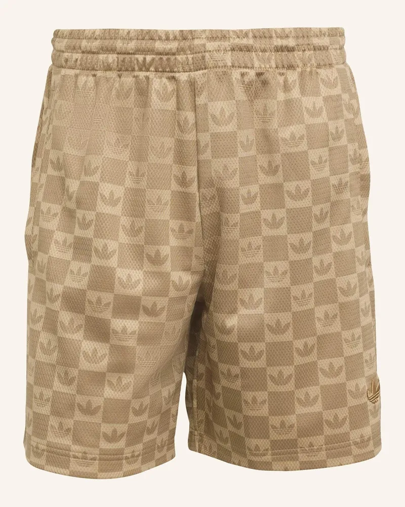 adidas MONOGRAM REGULAR MESH SHORTS Braun