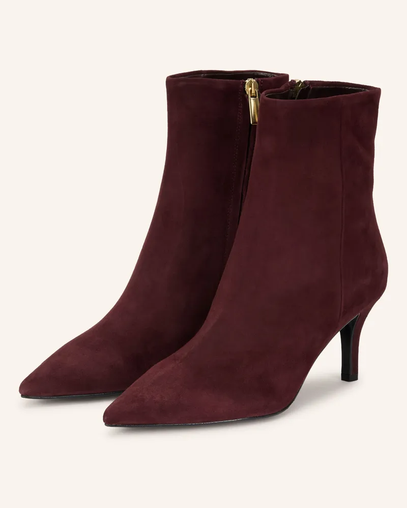 lilienfels Stiefeletten rot Dunkelrot