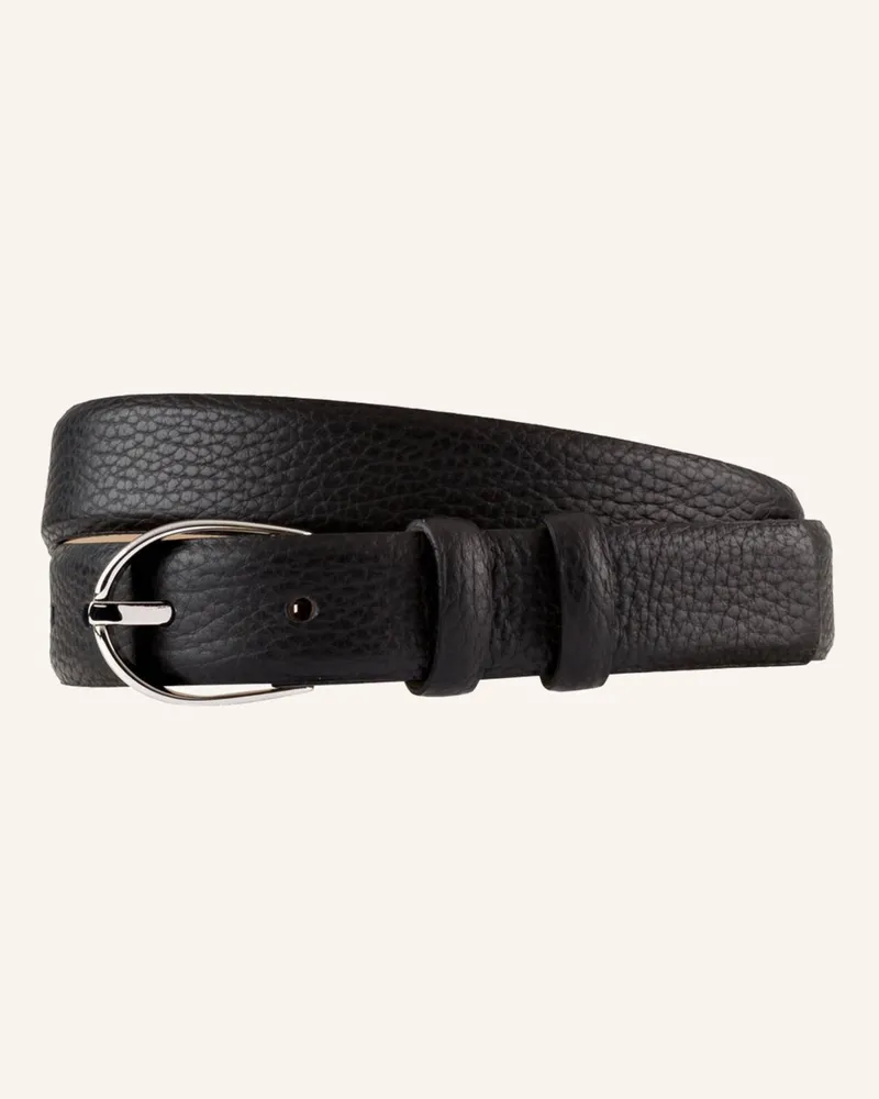 Abro Ledergürtel Adria schwarz Schwarz