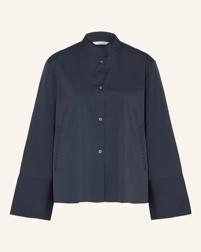 Soluzione Bluse blau Dunkelblau