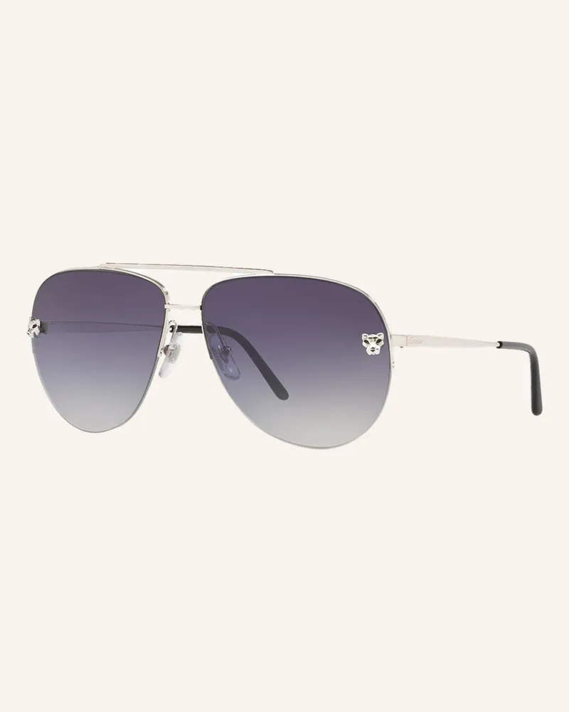 Cartier Sonnenbrille ct0065s silber 3610l3