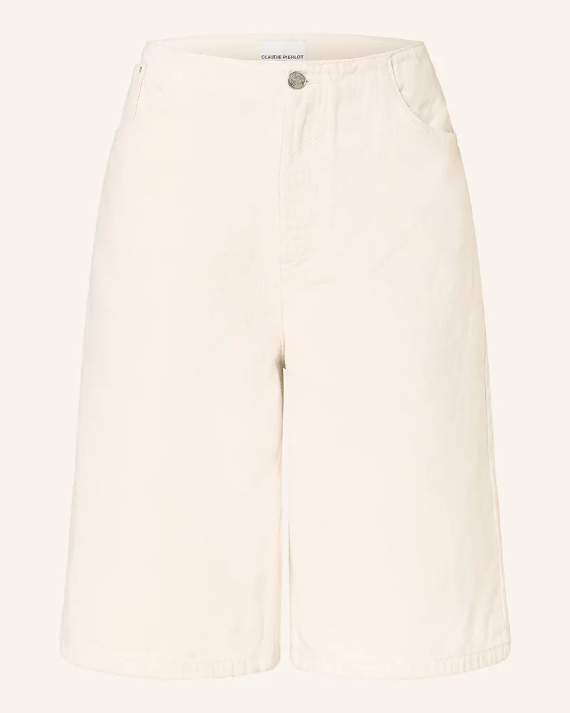 Claudie Pierlot Jeans-Bermudas Ecru