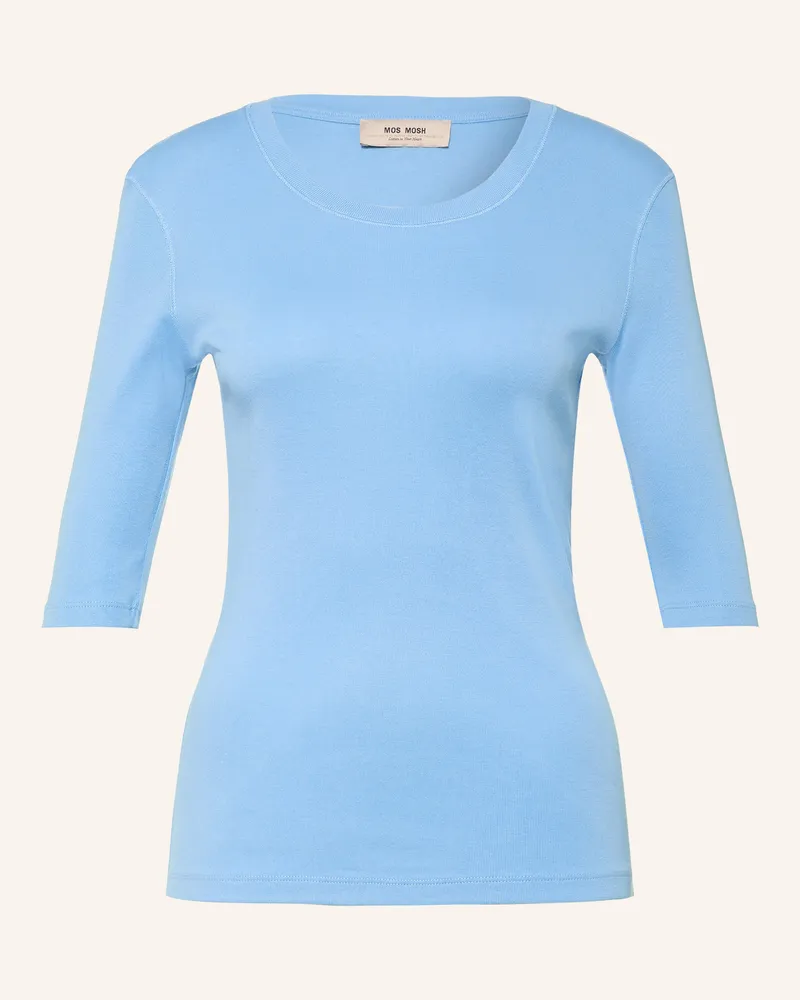 Mos Mosh Shirt Mmmali Mit 3/4-Arm blau Hellblau