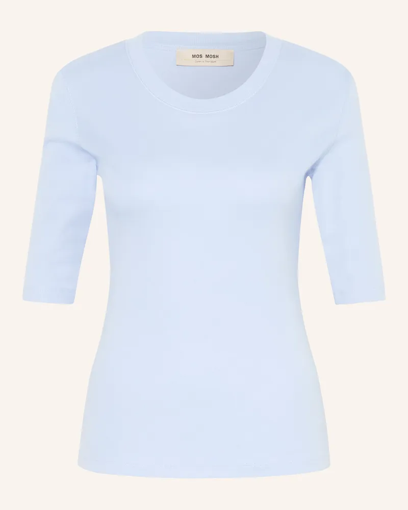 Mos Mosh Shirt Mmmali Mit 3/4-Arm blau Hellblau
