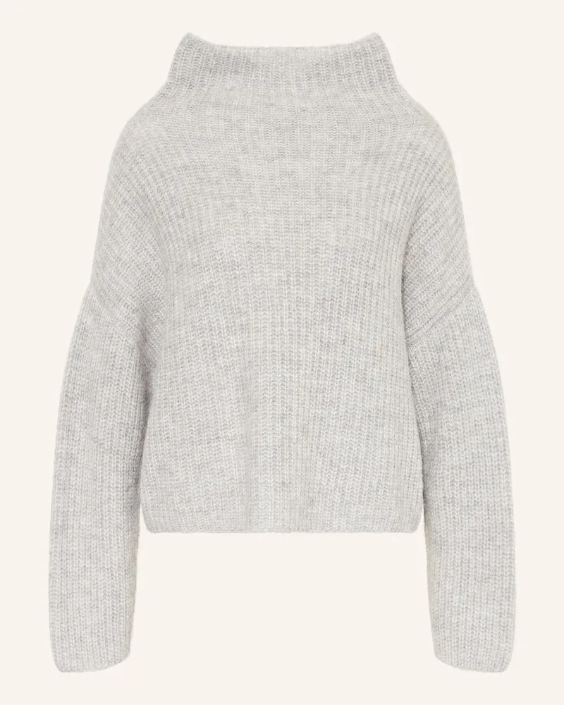 Mrs & HUGS Pullover mit Alpaka Grau