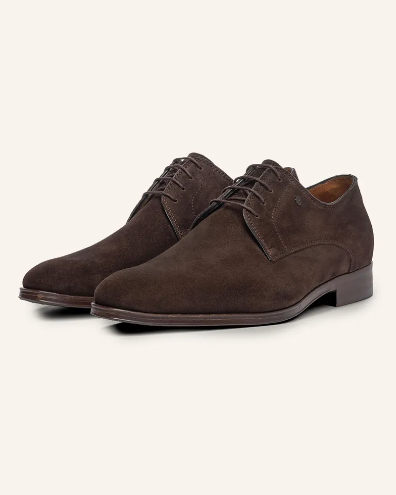 Floris van Bommel Schnürschuh Raffa 03 braun Dunkelbraun