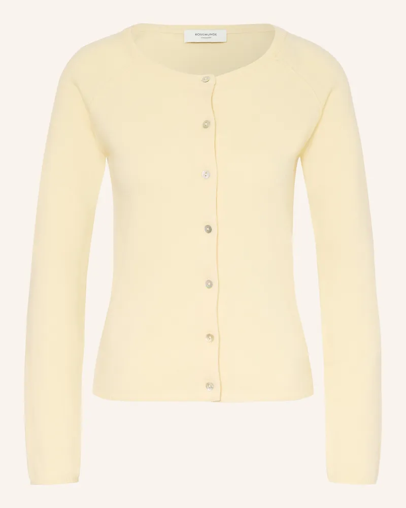Rosemunde Strickjacke Laica Mit Cashmere gelb Gelb