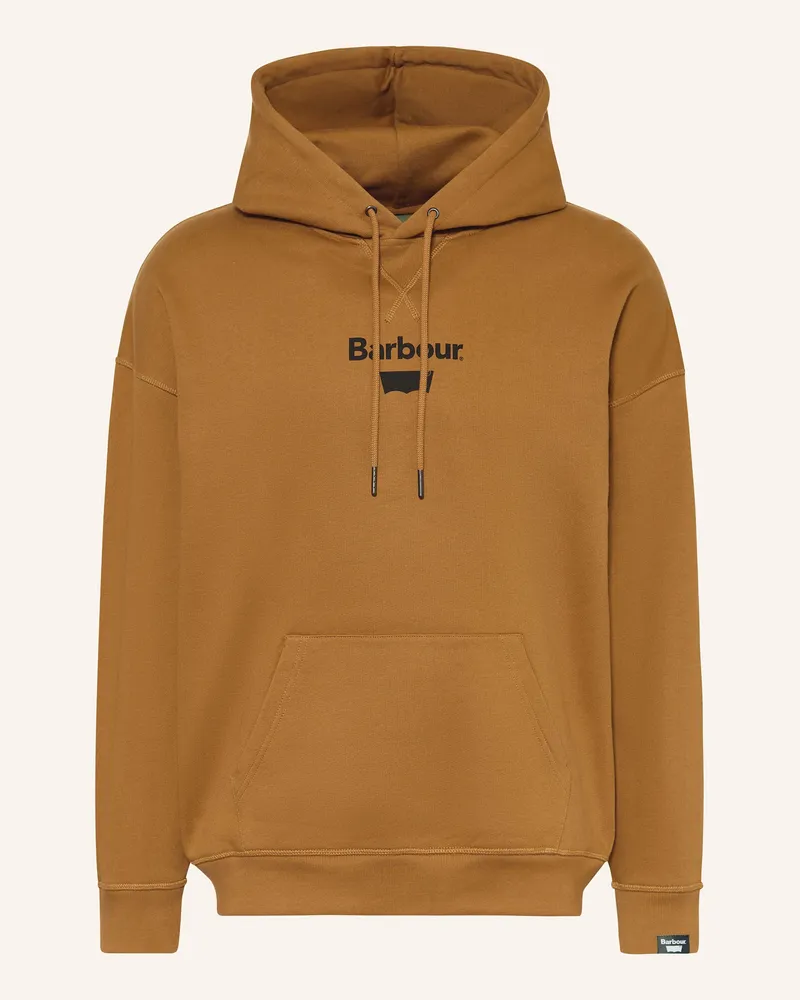 Barbour Hoodie Cognac