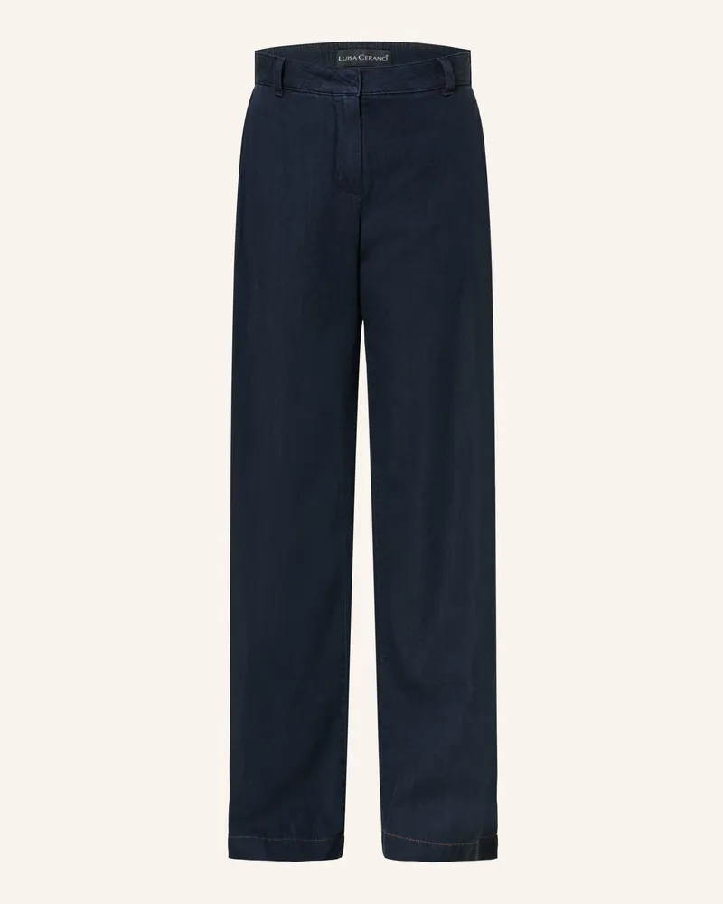 Luisa Cerano Wide Leg Jeans blau 2521