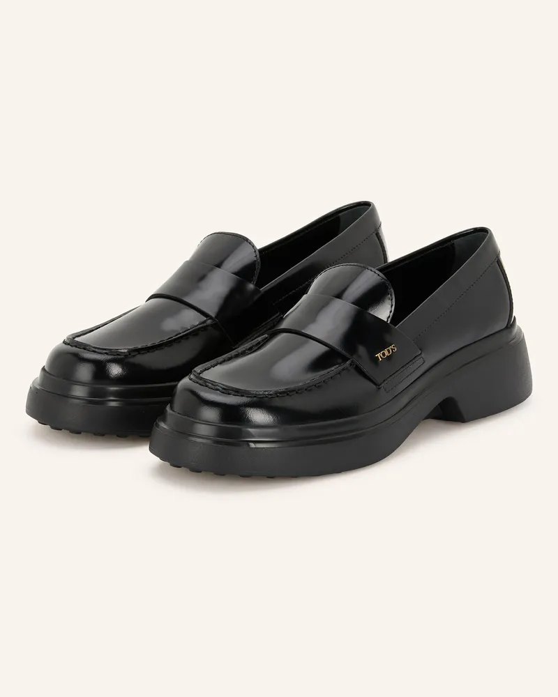 TOD'S Loafer schwarz Schwarz