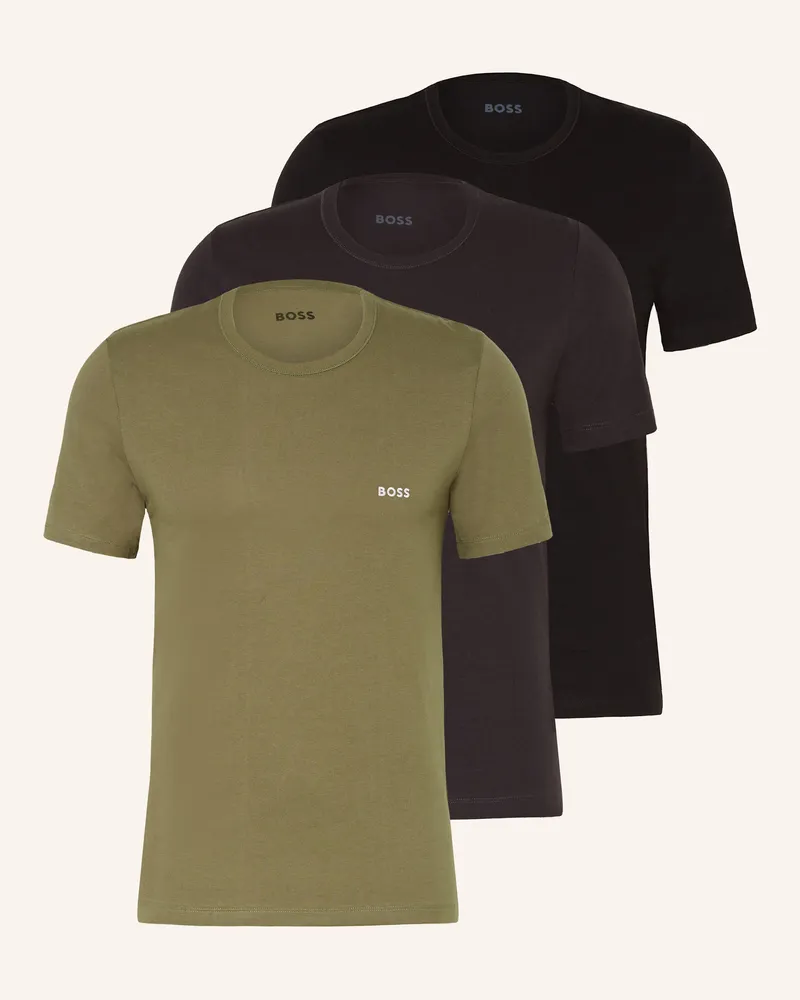 HUGO BOSS 3er-Pack T-Shirts Grün