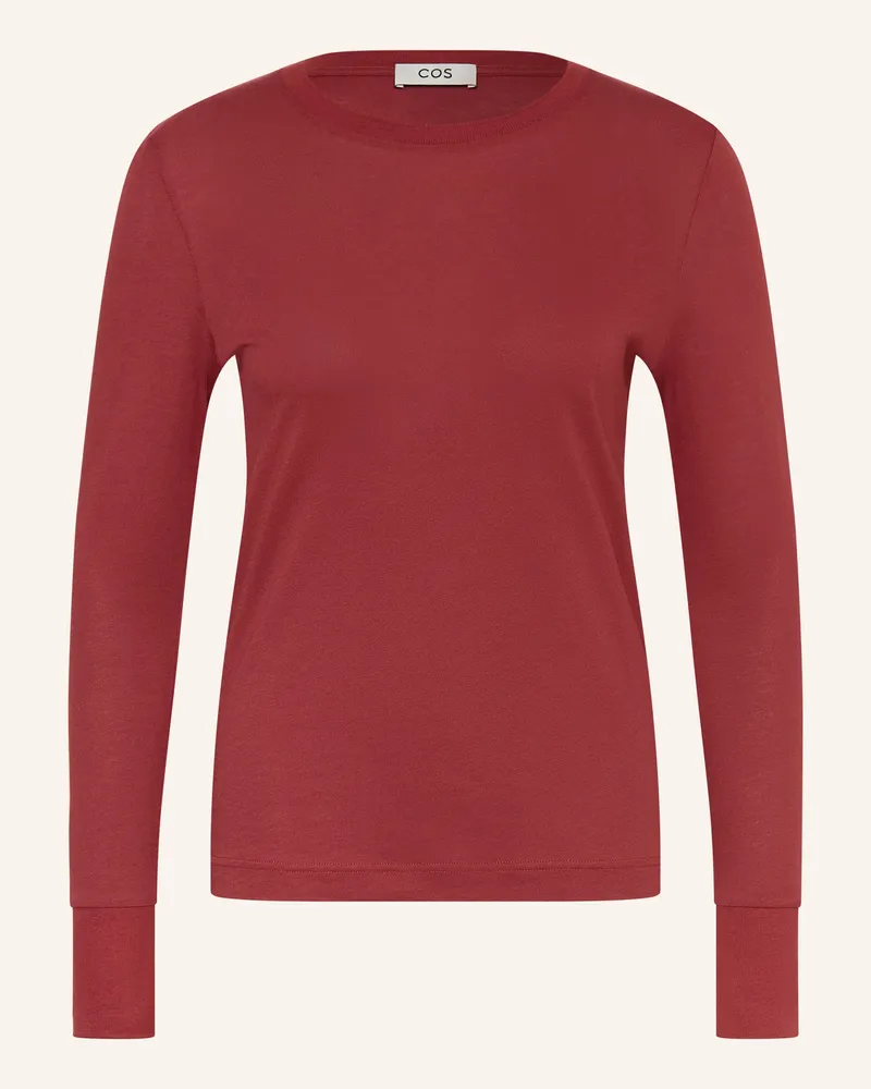 COS Longsleeve Pontus weiss Dunkelrot