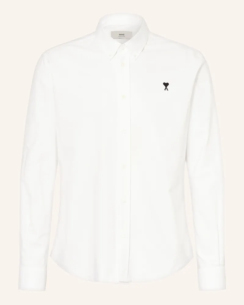 AMI Paris Oxforthemd Classic Fit weiss Weiss