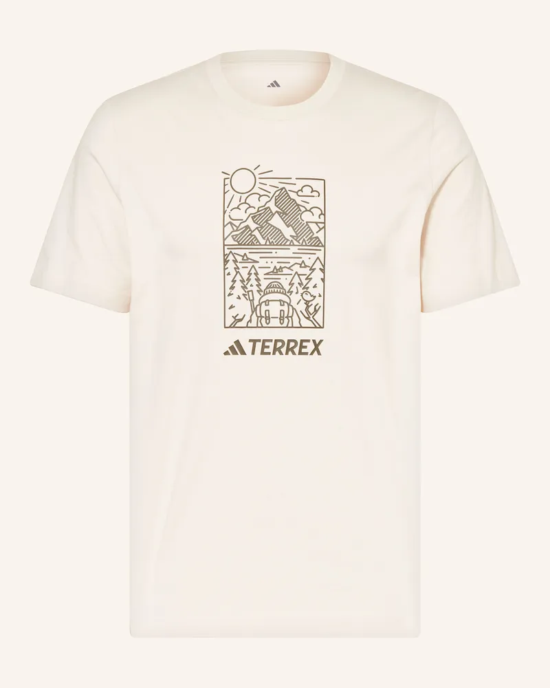 adidas T-Shirt TERREX GRAPHIC Beige