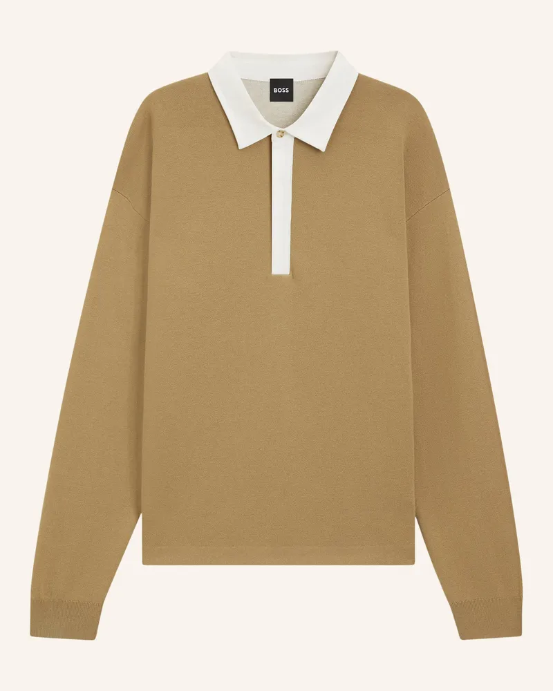 HUGO BOSS Pullover C-USTINO Relaxed Fit Khaki