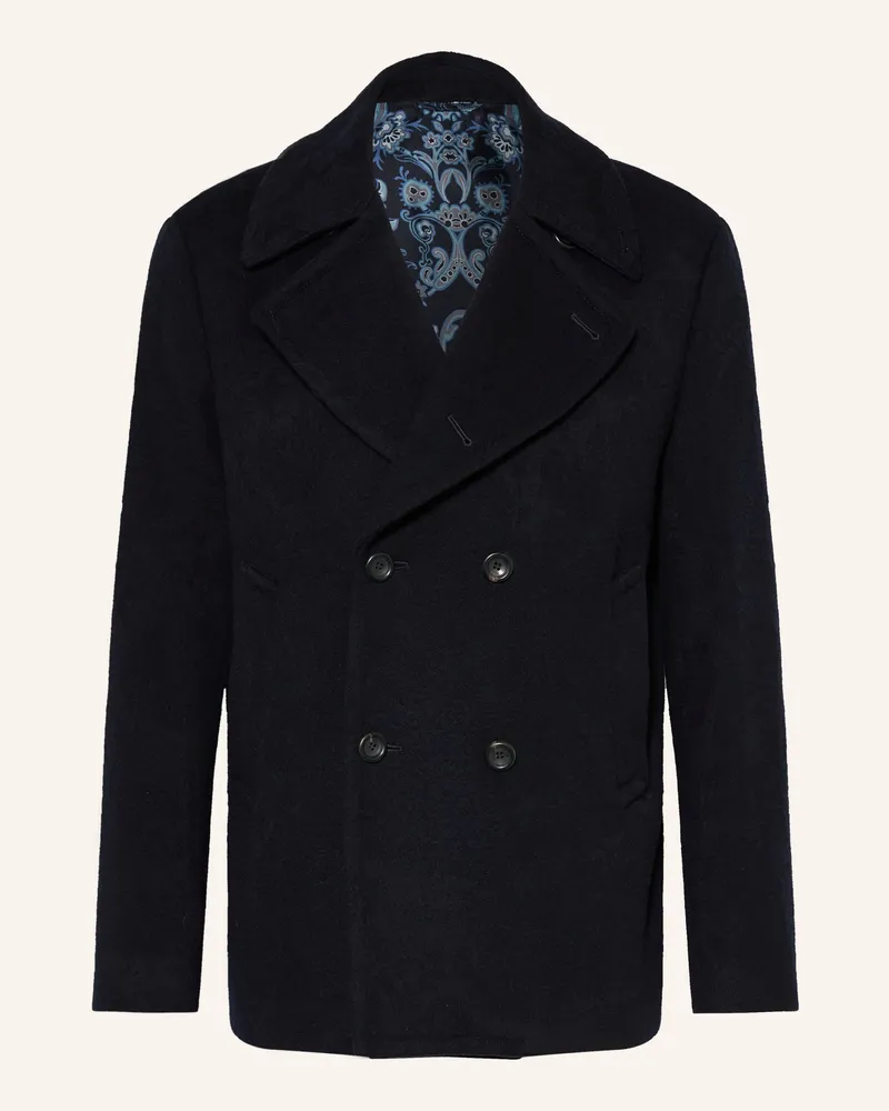 Etro Cabanjacke aus Jacquard Schwarz