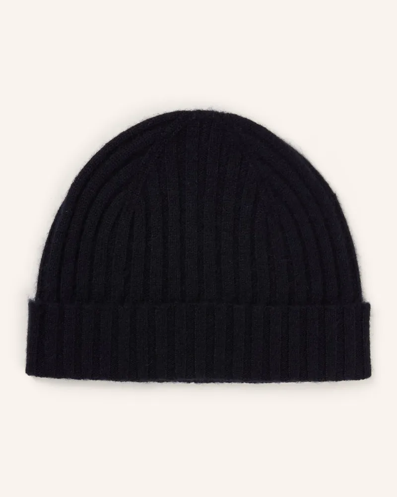 Strokesman's Cashmere-Mütze blau Dunkelblau