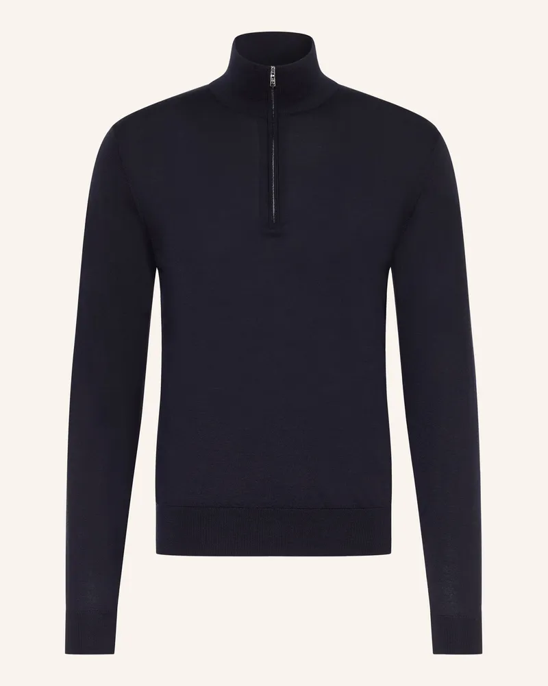 FIORONI Troyer Aus Merinowolle blau Dunkelblau