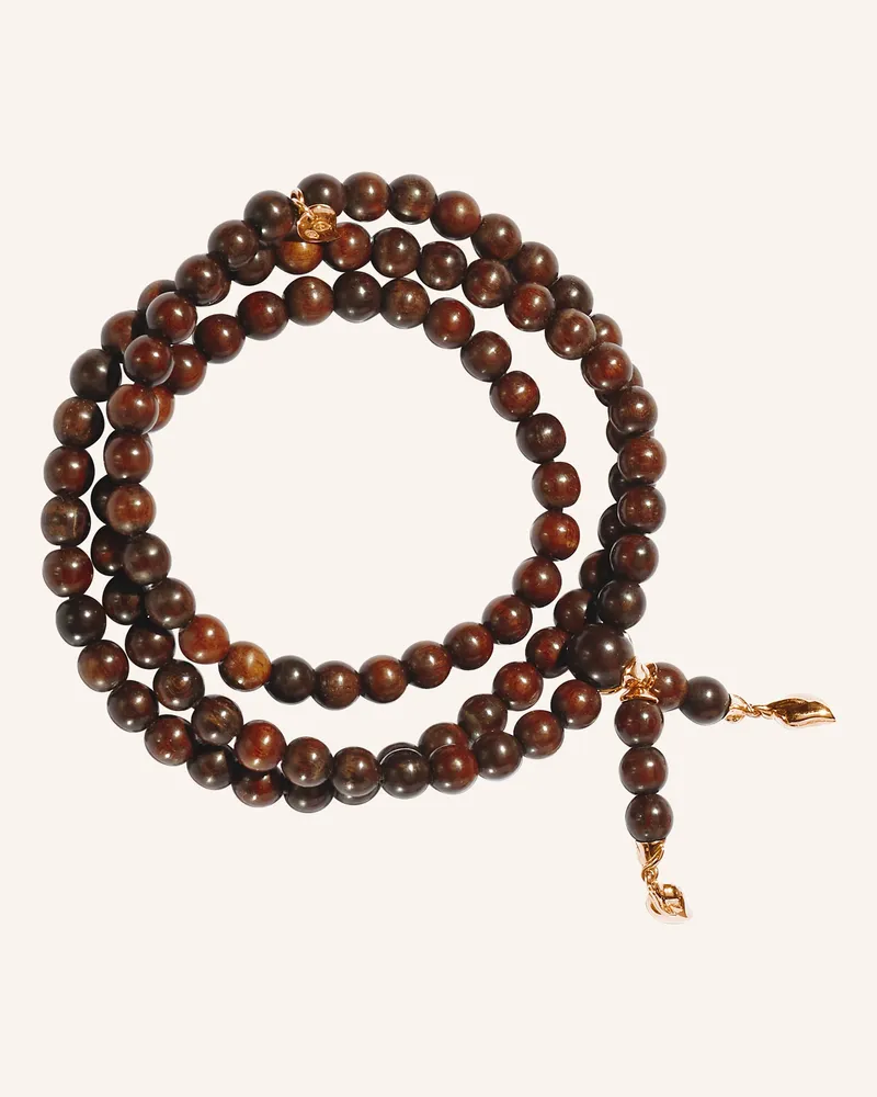 TAMARA COMOLLI Armband BRACELET INDIA SNAKEWOOD MEDIUM aus 18 Karat Roségold und Snakewood Roségold