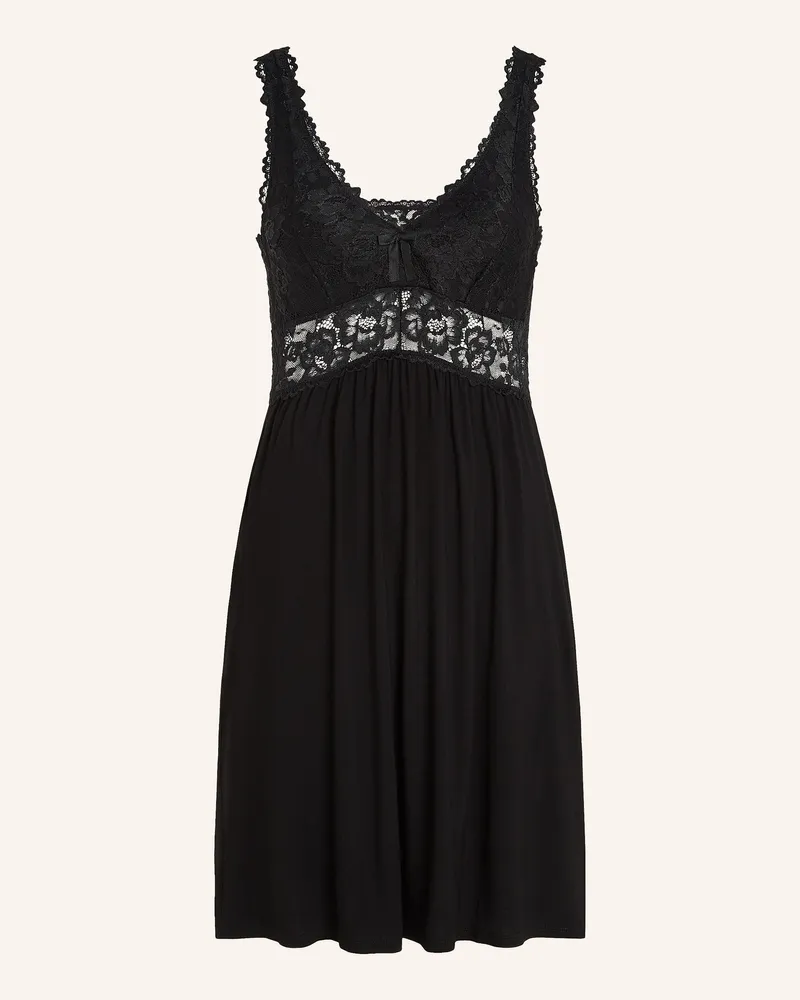 Hunkemöller Slipdress Nora Lace schwarz Schwarz