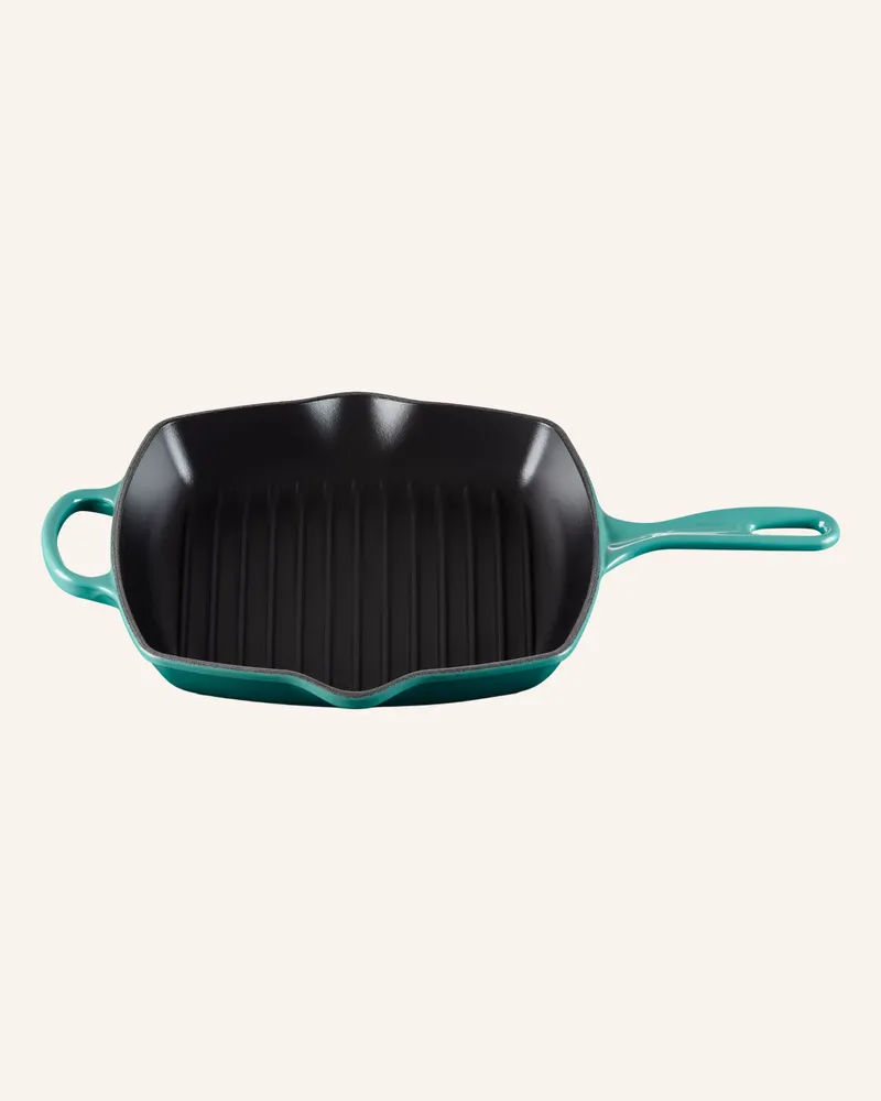 Le Creuset Grillpfanne Signature blau Bleu