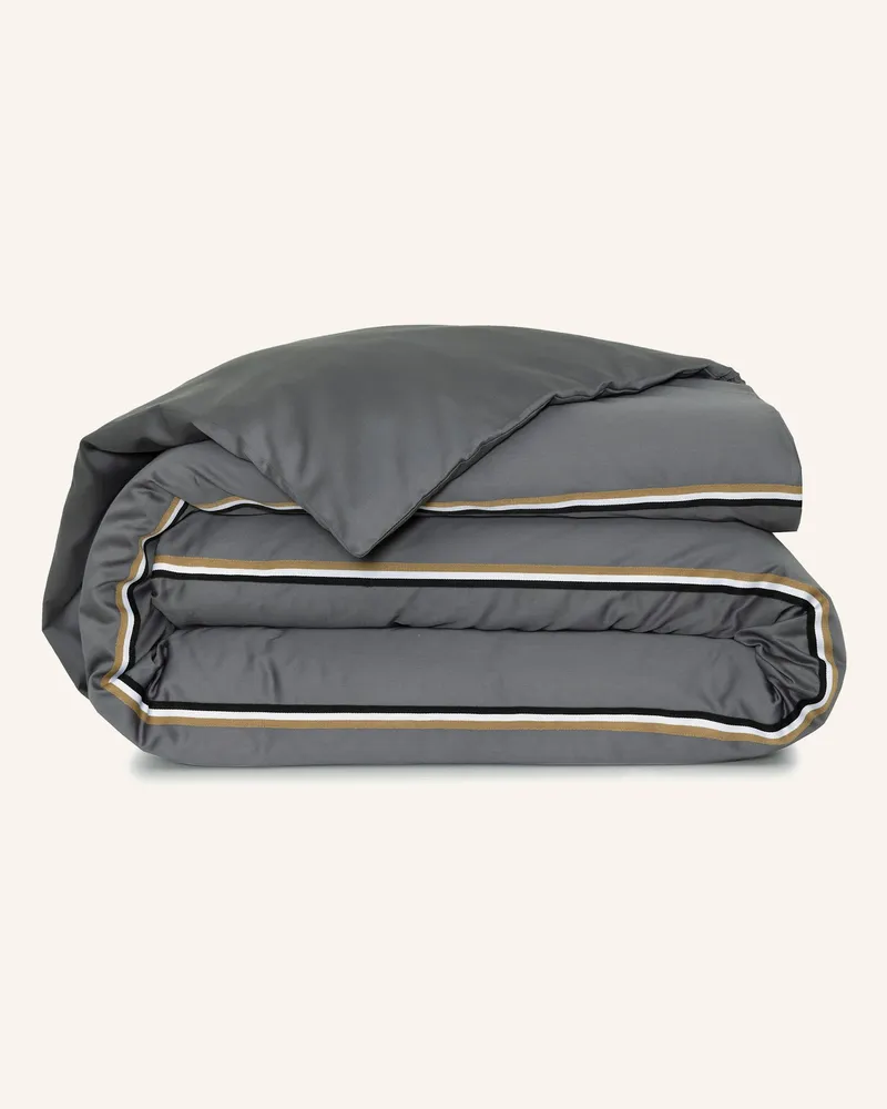 HUGO BOSS Bettwäsche Set Blinea grau Schwarz