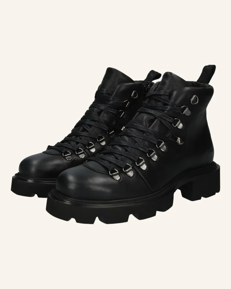 Blackstone Lace-Ups schwarz Schwarz
