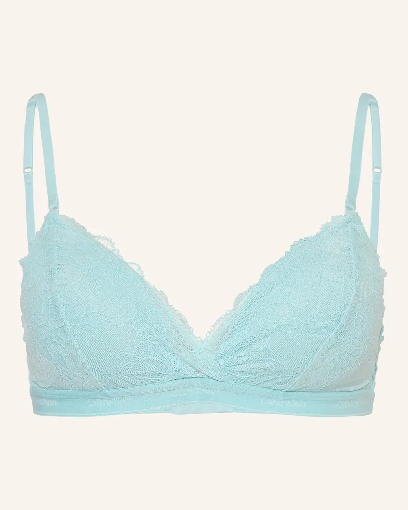 Calvin Klein Triangel-BH MODERN LACE Hellblau