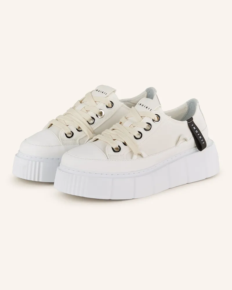 INUIKII Sneaker Matilda Canvas Low weiss Weiss