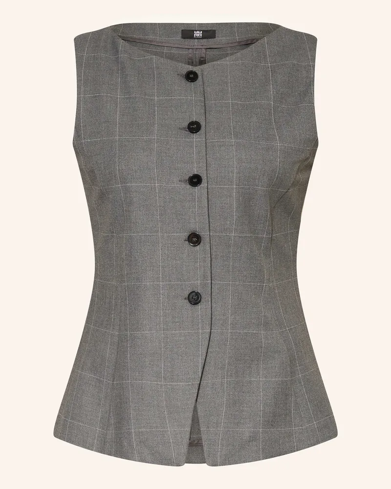 Riani Blazerweste grau Dunkelgrau