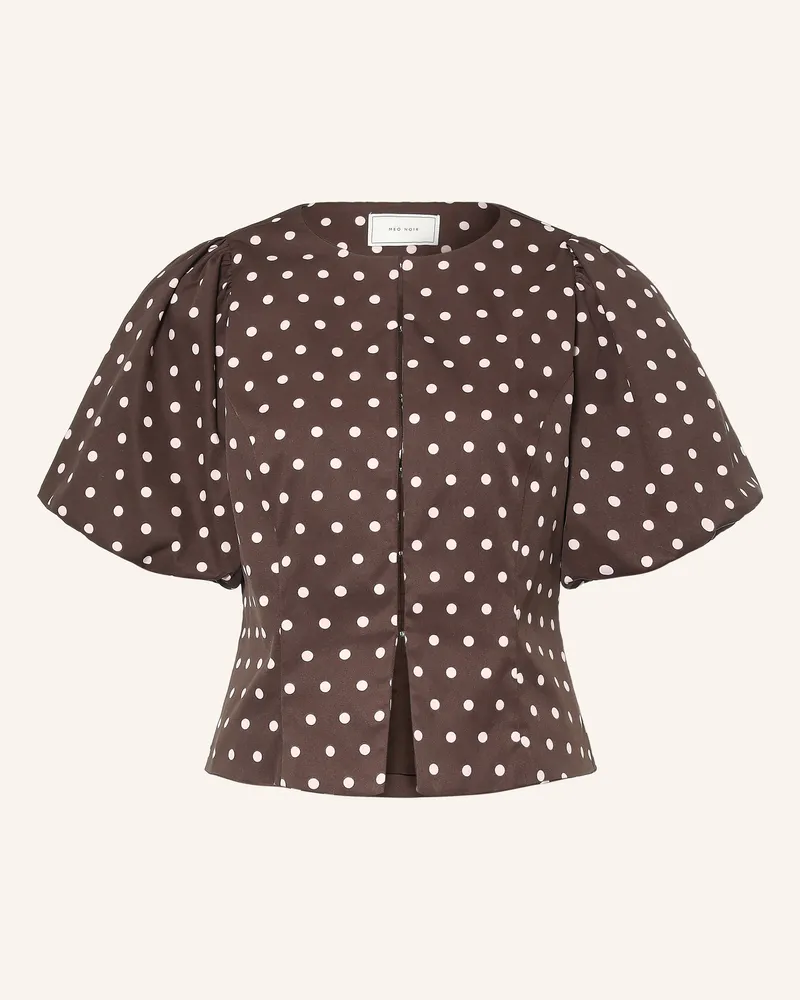 Neo Noir Bluse Anela braun Dunkelbraun