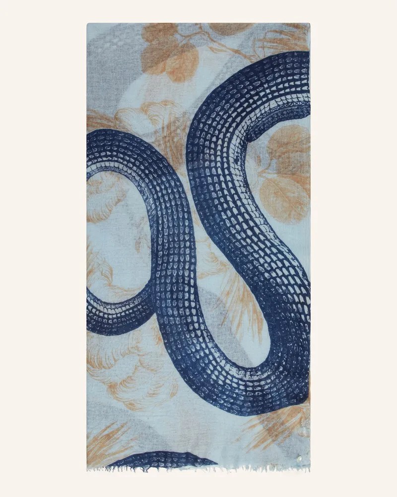 Friendly Hunting Cashmere-Schal GARDEN EDEN Hellblau