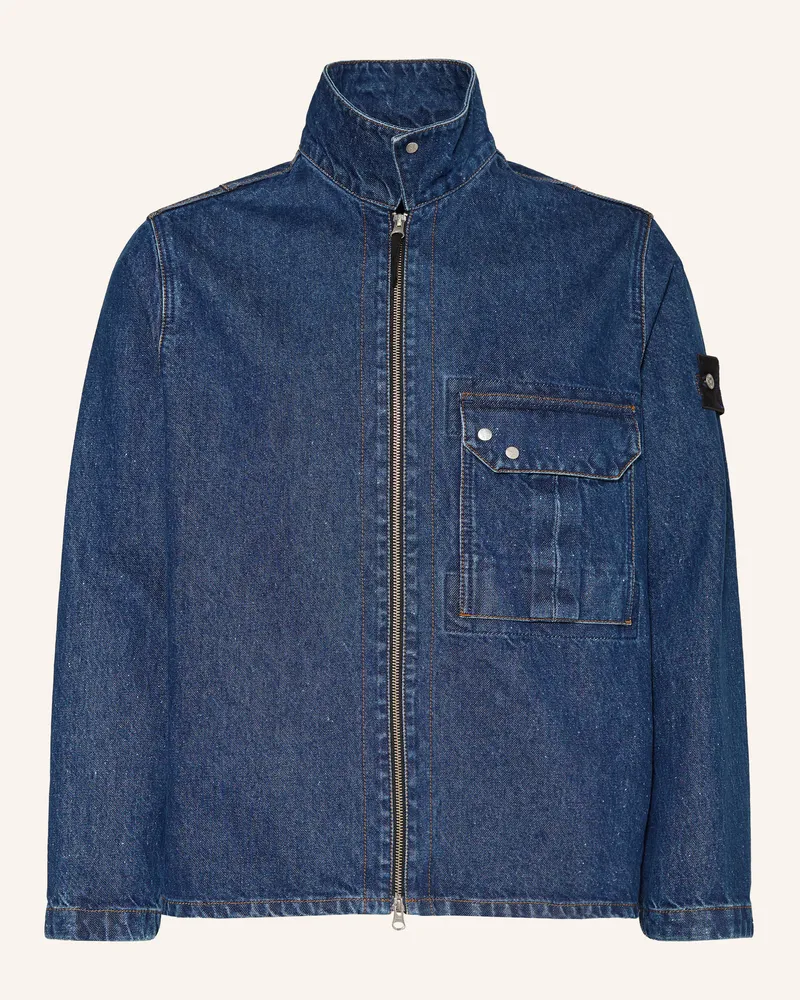 Stone Island Jeans-Overshirt Denim Project blau Vj202