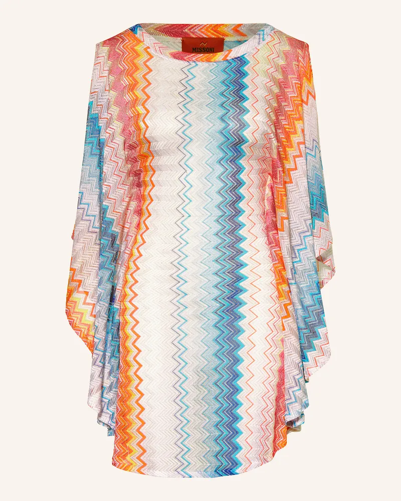 Missoni Kaftan mit Glitzergarn Weiss