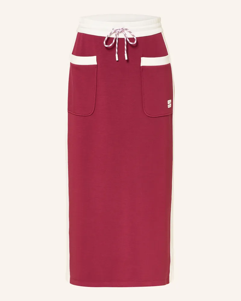 Marc Cain Sweatrock Mit Galonstreifen rot Dunkelrot