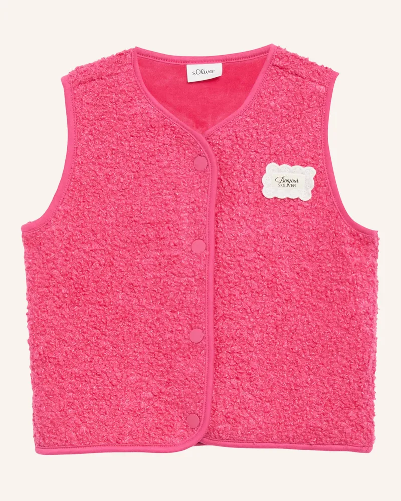 S.Oliver Indoor-Weste pink Pink