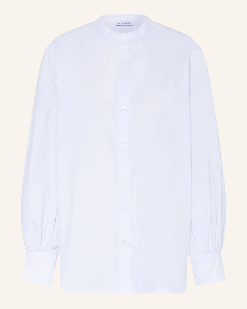 Mrs & HUGS Bluse weiss Weiss