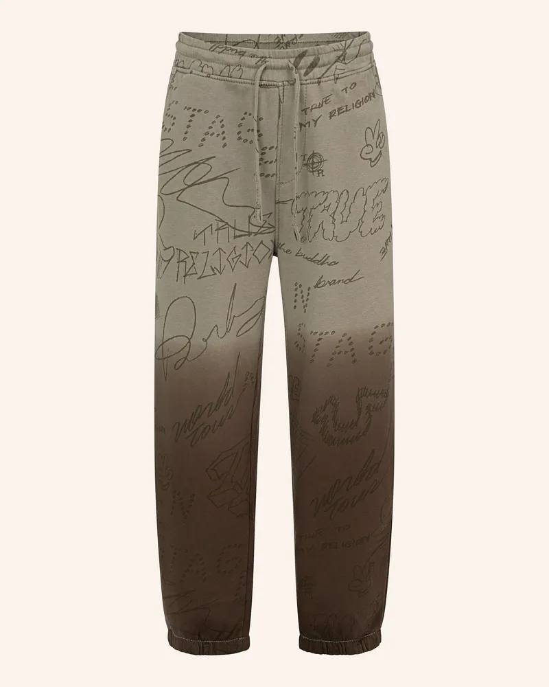 True Religion Jogginghose Dip-Dyed Big T rosa Altrosa