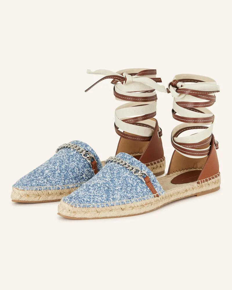 Stella McCartney Espadrilles Gaia blau Hellblau
