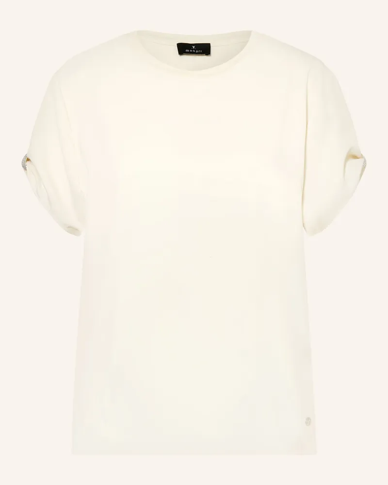 monari Blusenshirt Mit Schmucksteinen beige Creme