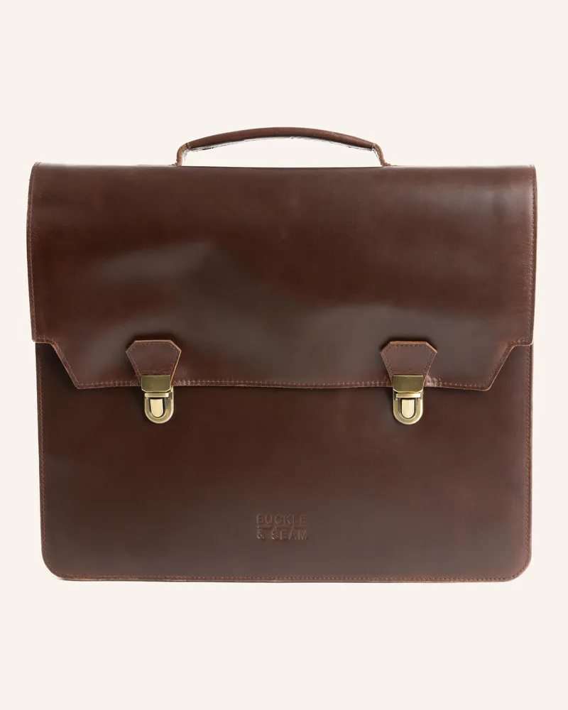 Buckle & Seam Aktentasche NOTES Braun