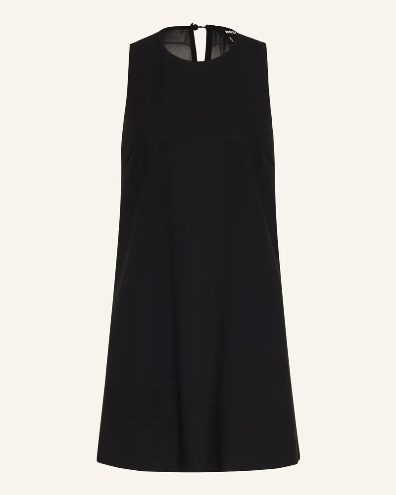 ROTATE Birger Christensen Kleid Im Materialmix schwarz Schwarz