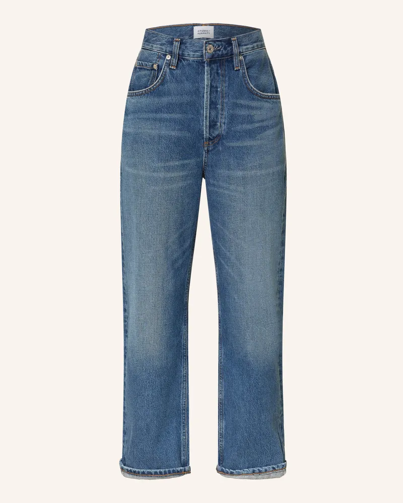 Citizens of humanity Cropped Jeans Dahlia blau Chaya