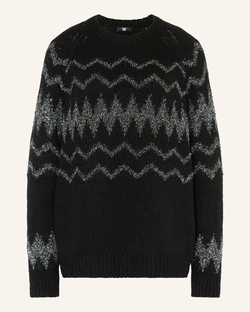 Riani Pullover Mit Glitzergarn schwarz Schwarz