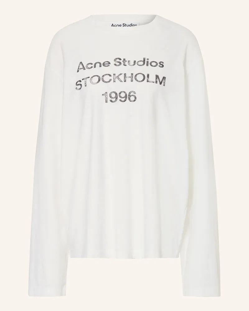 Acne Studios Longsleeve weiss Weiss