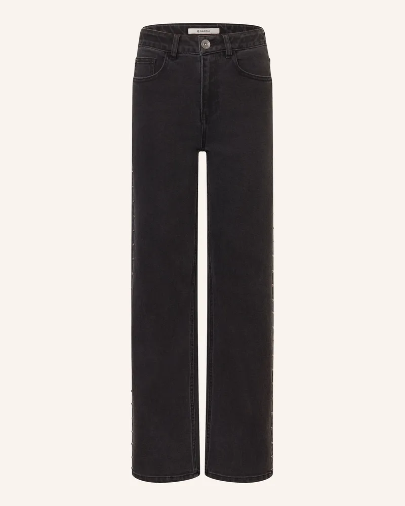 Garcia Jeanswear Jeans Straight Fit schwarz 9080
