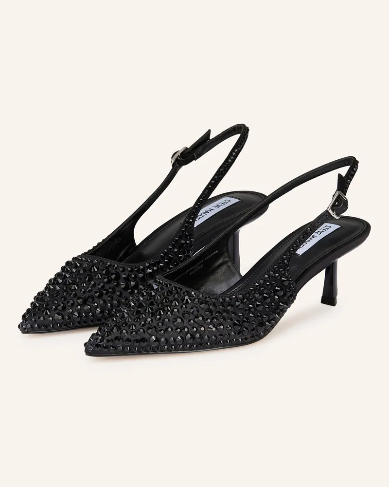 Steve Madden Slingpumps KORRA mit Schmucksteinen Schwarz