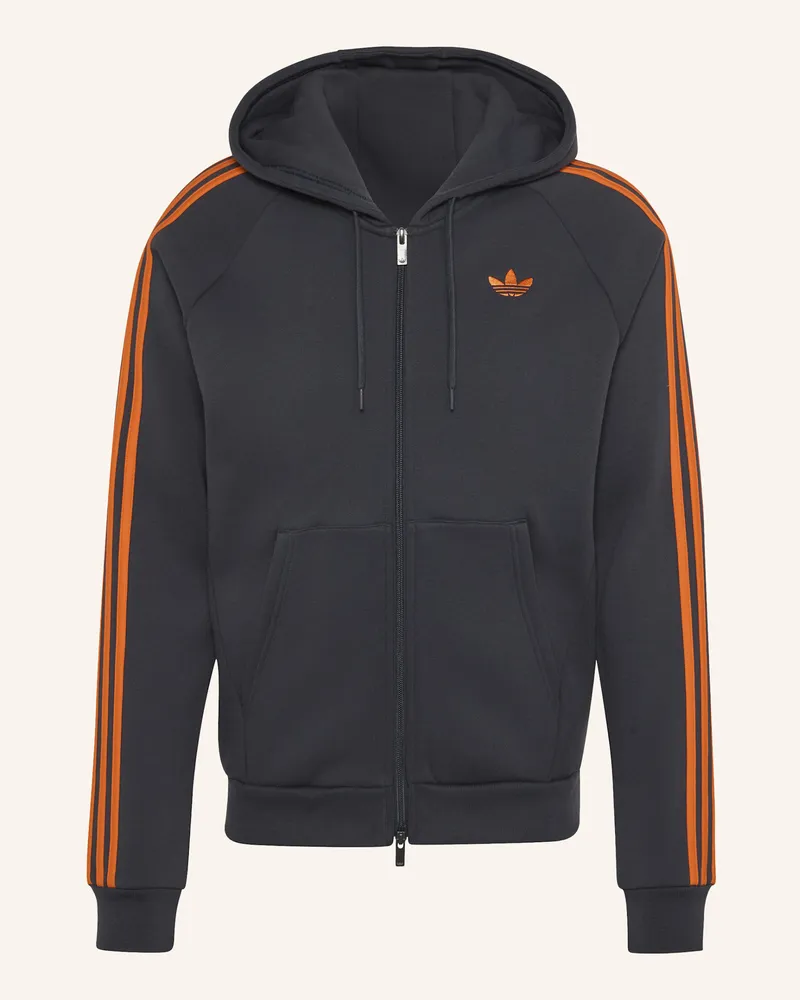 adidas Adicolor Over The Hood Stripes Kapuzenjacke grau Grau