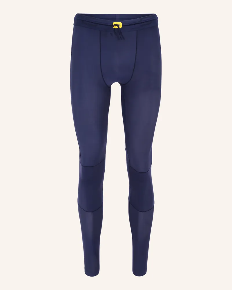 Skins Kompressionshose s5 Long Tights blau Dunkelblau