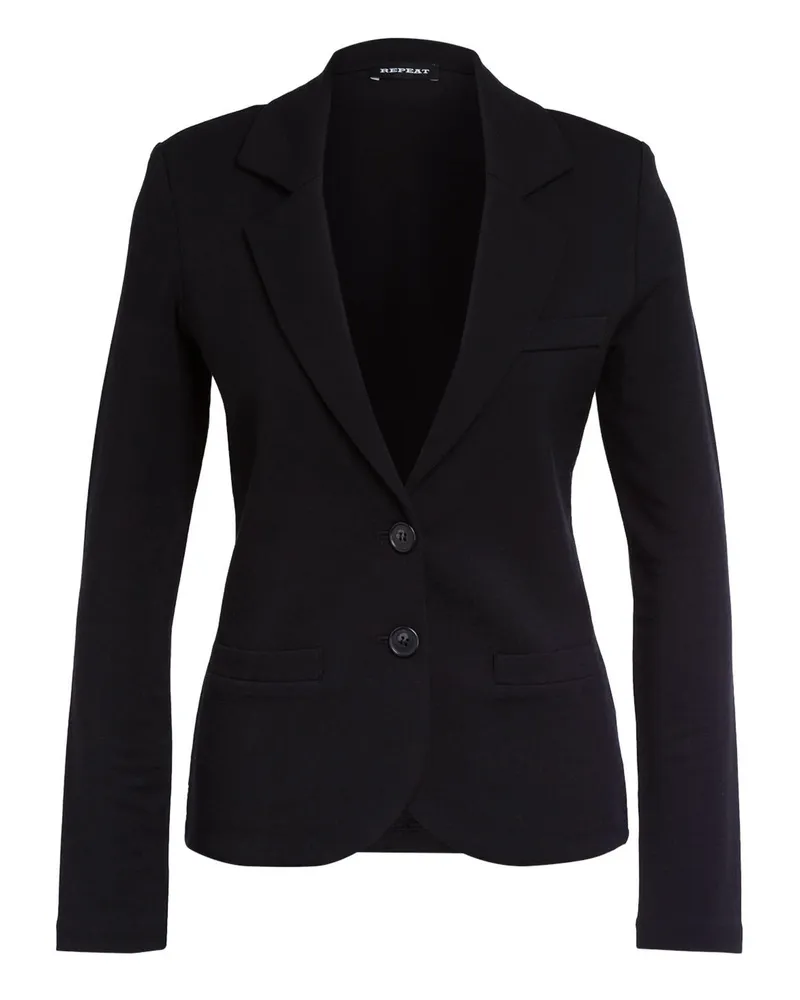 Repeat Jerseyblazer schwarz Schwarz